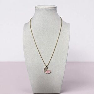 R.J. Graziano vintage-style heart shaped necklace.
